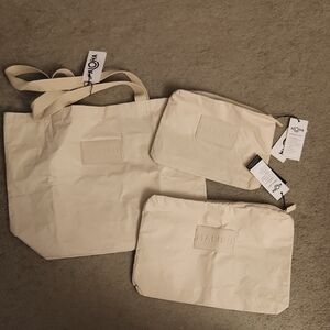 Aloha Collection Malibu Exclusive SET Tote Small & Mid Pouches